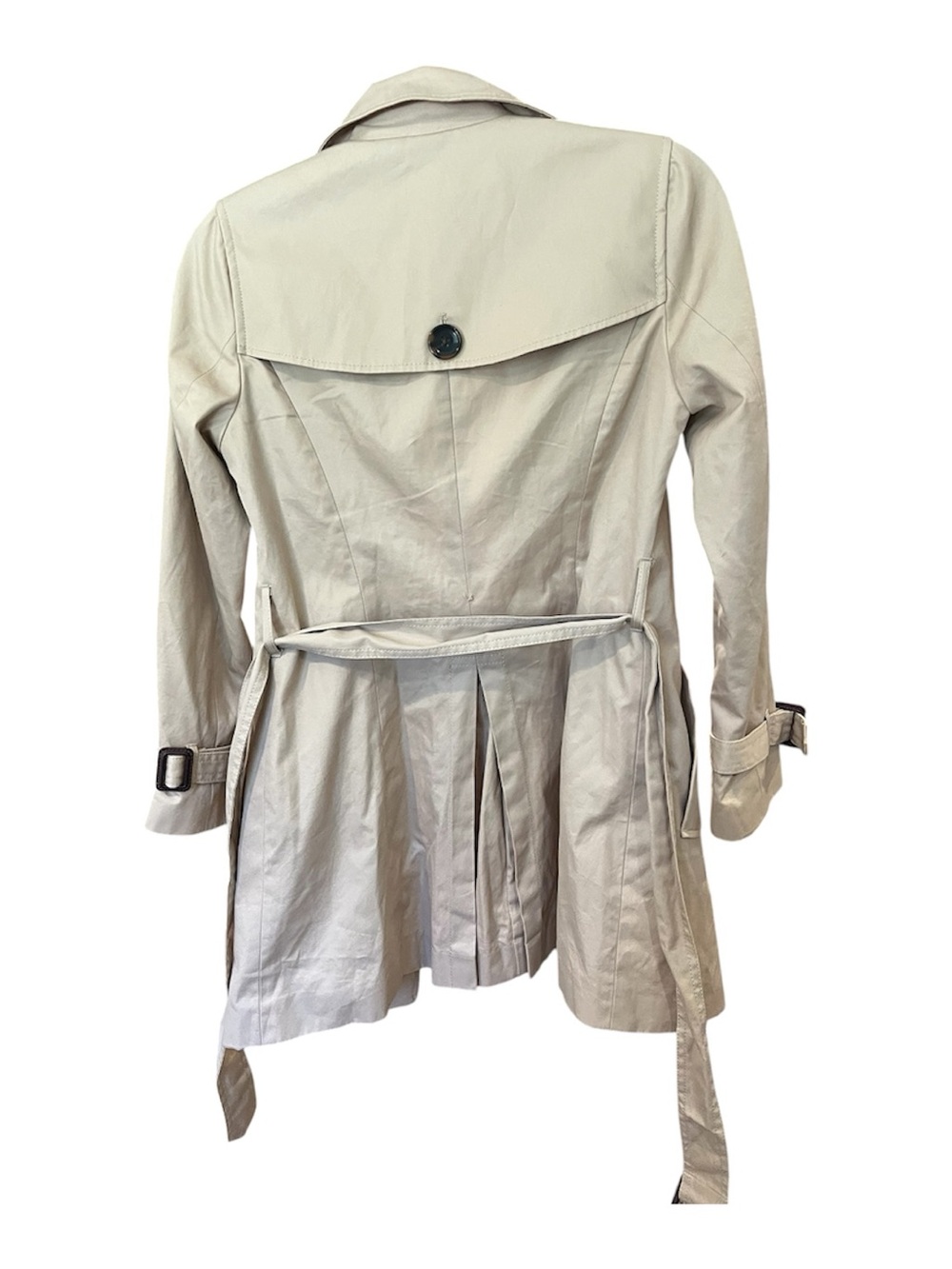 Banana Republic Light Beige Double-Breasted Trench Coat - Picture 3 of 7